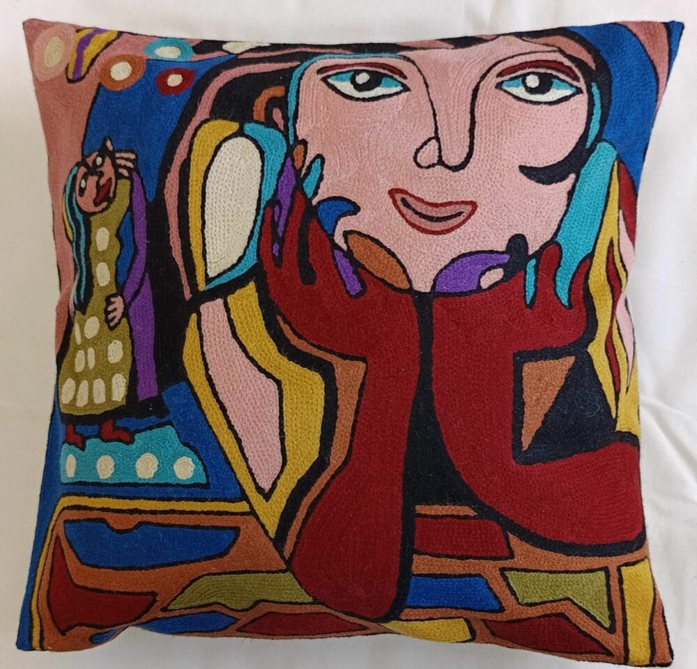 Almohada Arte moderno Kashmir