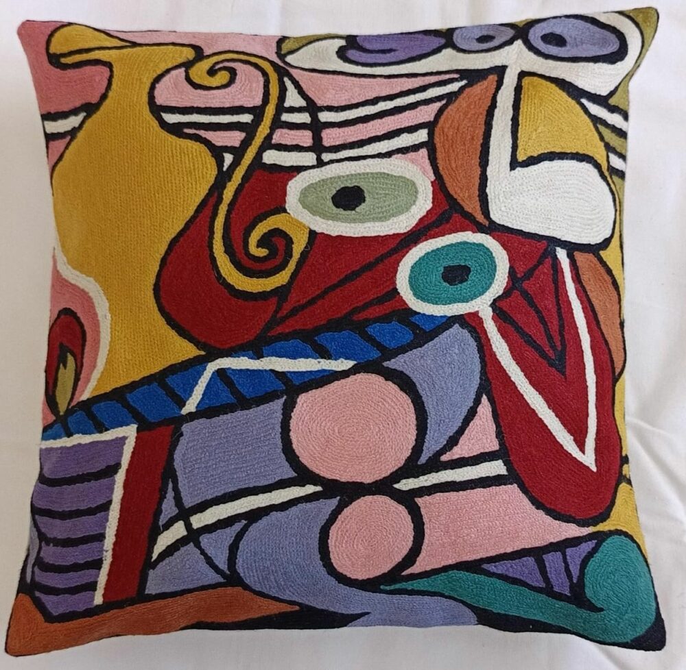 Almohada arte abstracto